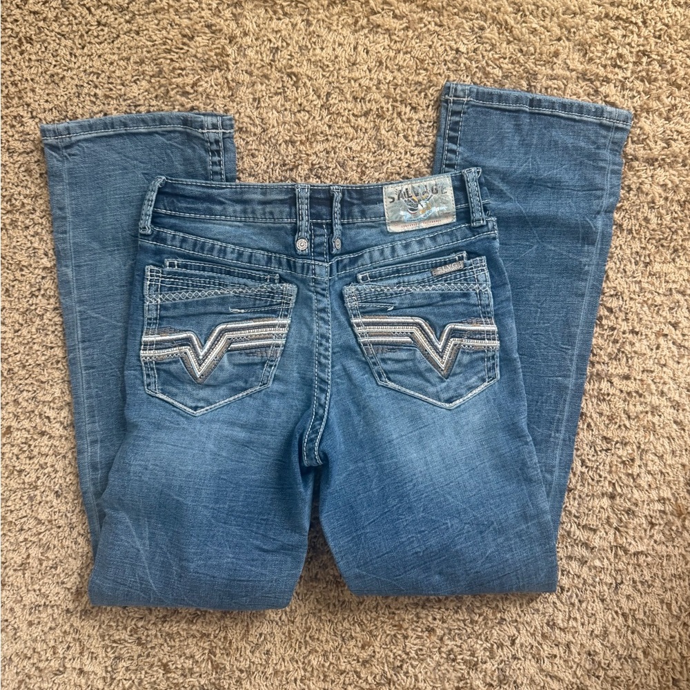 Women's Mid-Rise Bootcut Jeans - Medium Blue